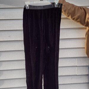 "Max Studio LeonMax" Black Velvet Pants